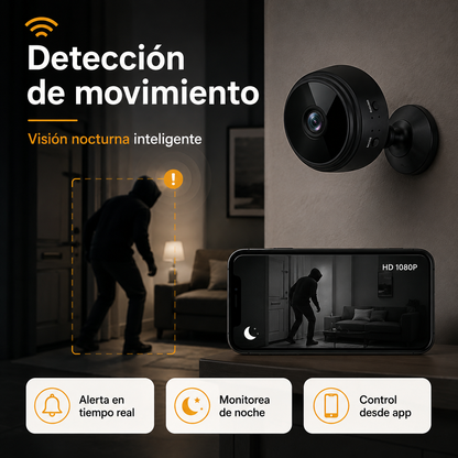 Mini Cámara A9 Wi-Fi 1080P Full HD