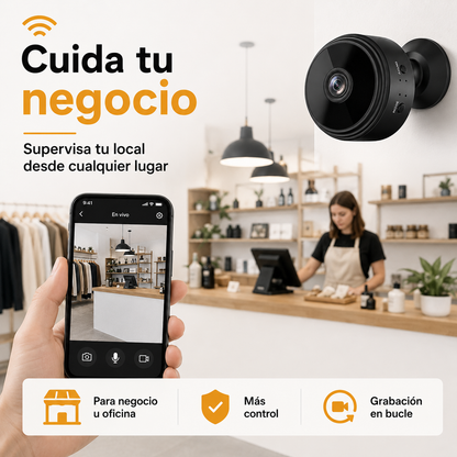 Mini Cámara A9 Wi-Fi 1080P Full HD