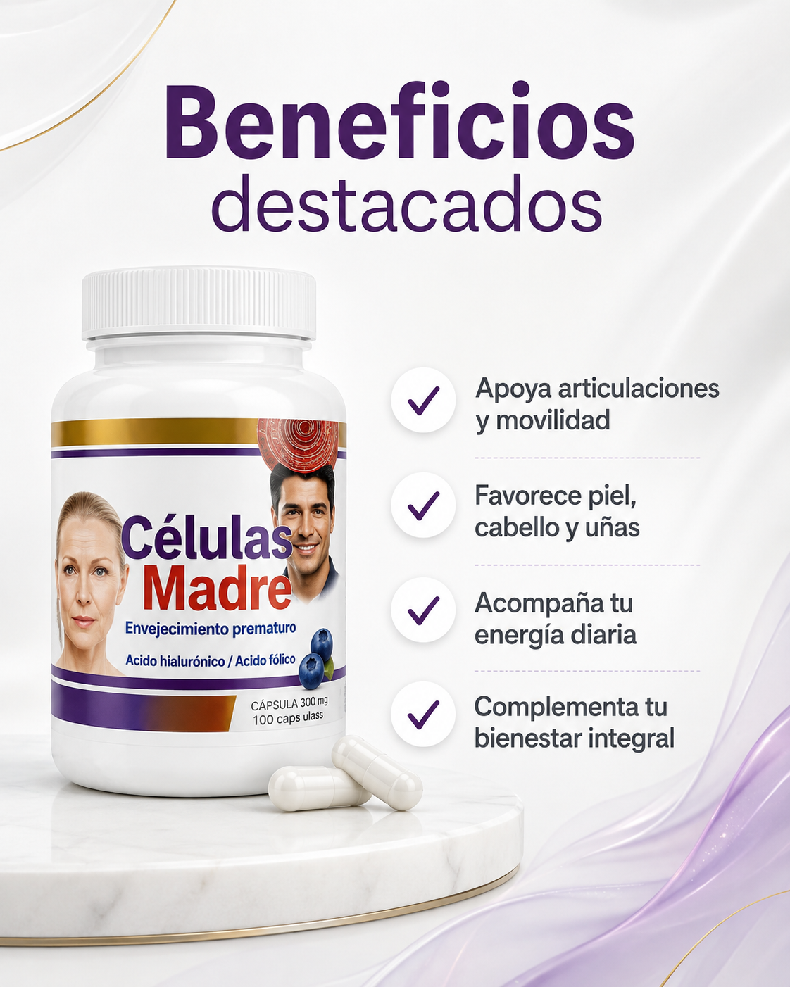 Células Madre – 100 Cápsulas