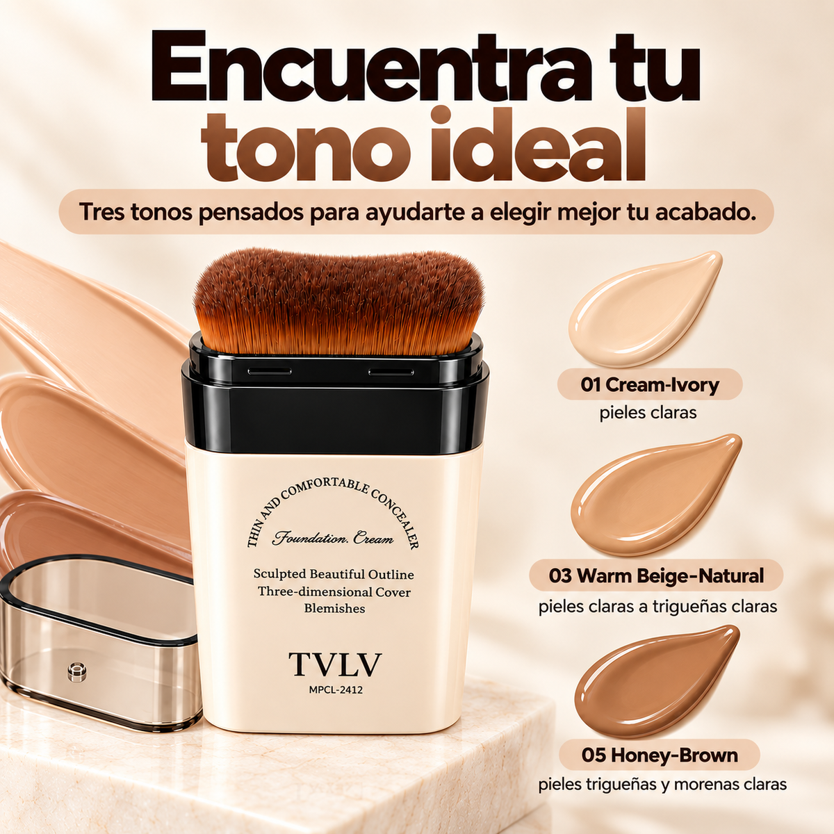 Base Corrector TVLV  3 En 1