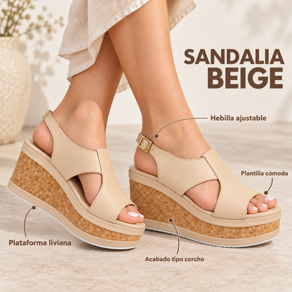 SANDALIA PLATAFORMA LIVIANA | ULTRA CÓMODA PARA TODO EL DÍA